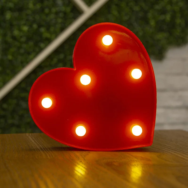 Enchanted Heart & Love LED Marquee Light